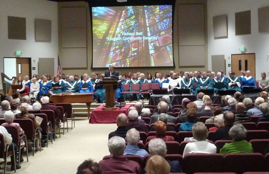 photo of choir at annual Interfaith Service