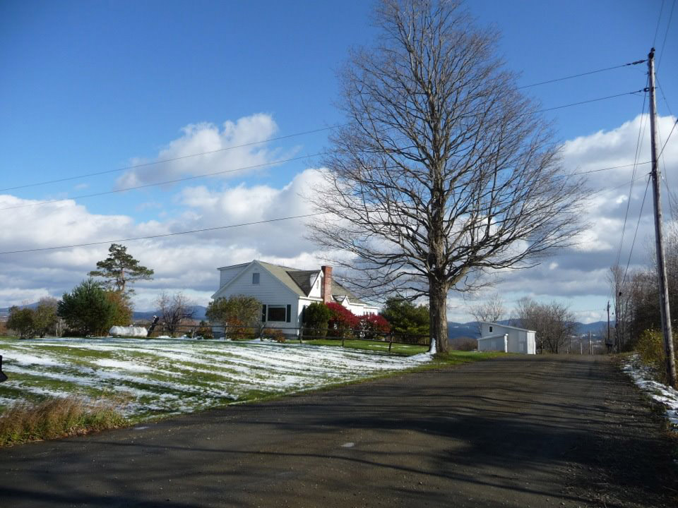 our house in Barre, Vermont