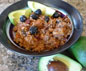 tamale pie with avocados