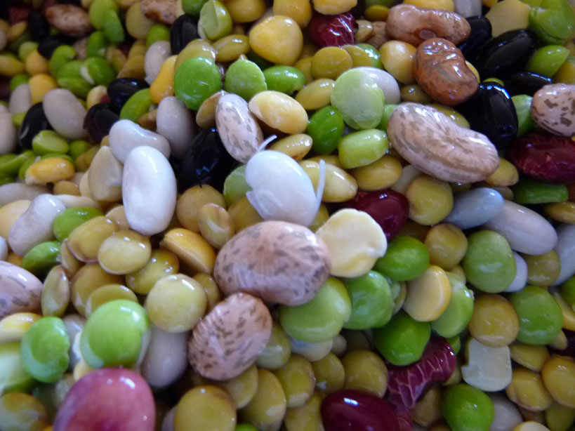 Beautiful beans, peas and lentils