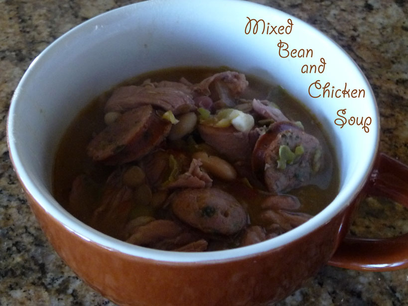 Mixed Bean and Chicken Soup