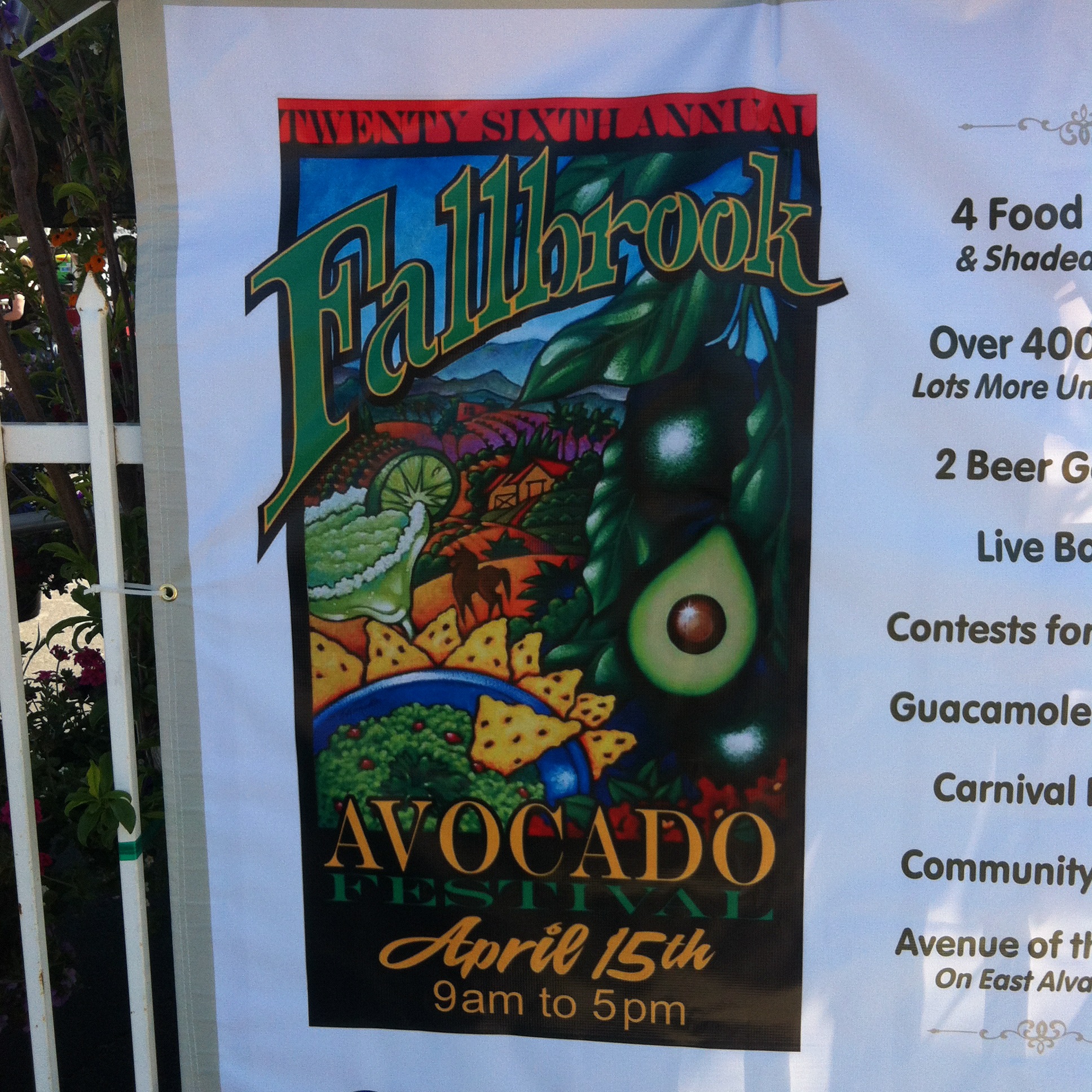 Avocado Festival Fallbrook poster