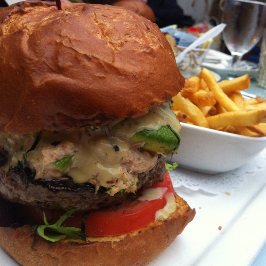 sushi burger from 26 Beach in Venice, CA