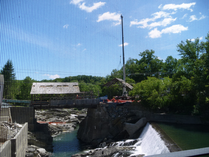 section of bridge removed