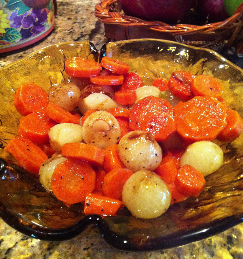 Braised Pearl Onionsa nd Carrots