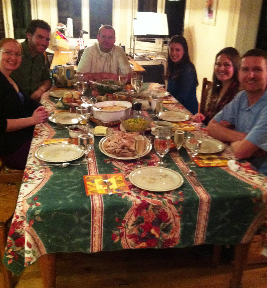 Thanksgiving dinner 2012