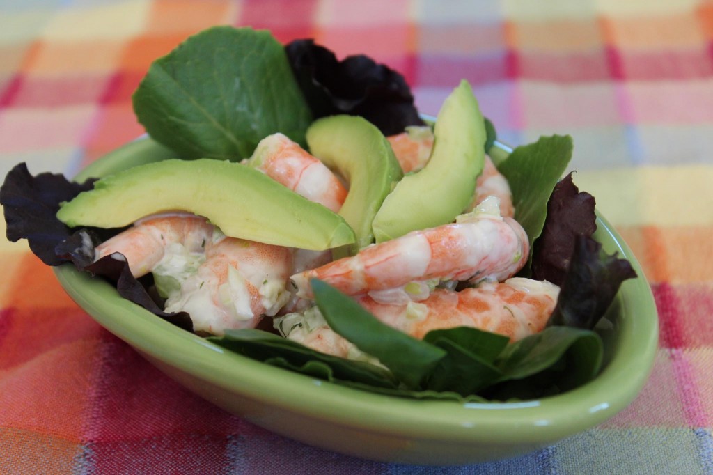shrimp salad avocado
