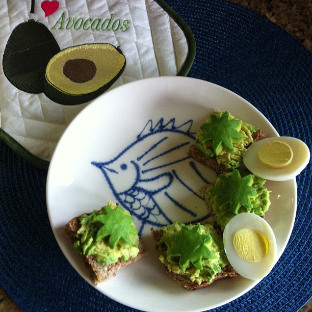 avocado toast squares