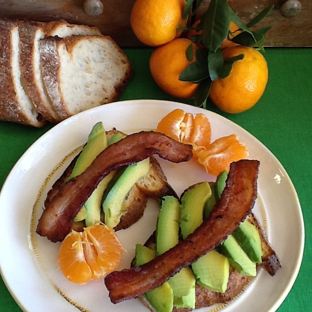 avocado-on-sourdough-with-bacon