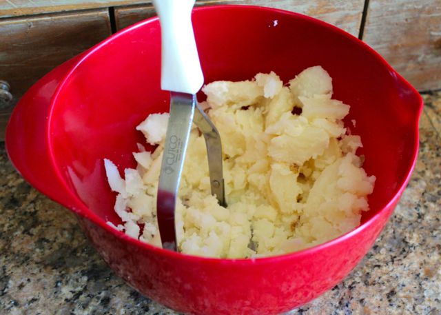 mashed Idaho potatoes