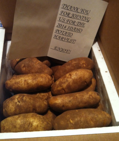 potatoes from Idaho