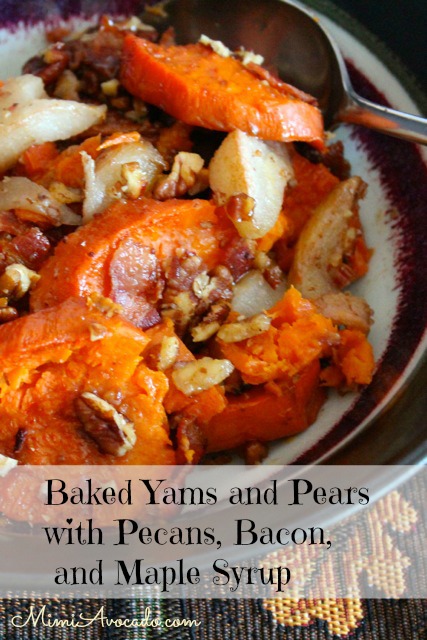 Baked Yams and Pears