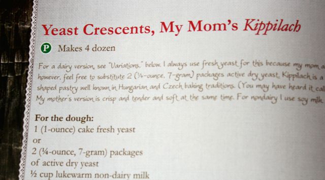 mother's recipe