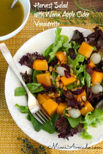 salad with butternut squash