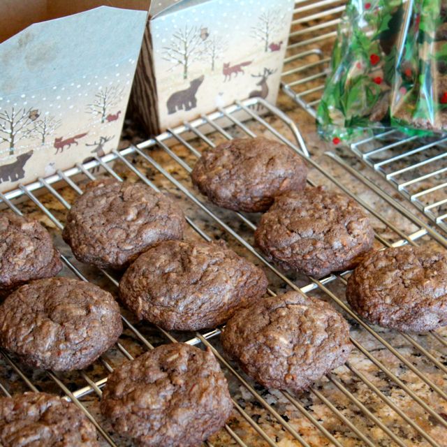 chocolate coconut pecan cookies