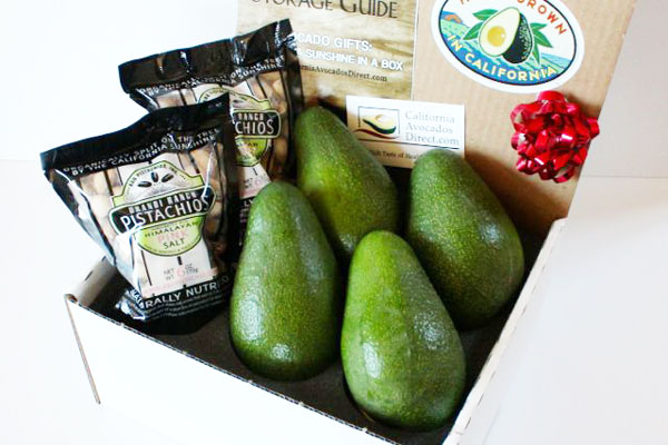 avocados and pistachios