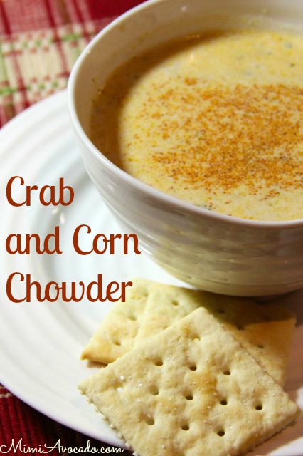 crab and corn chowder