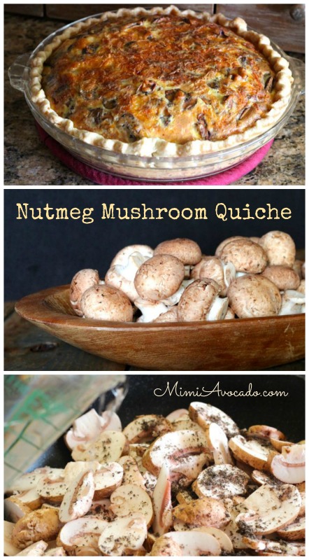 Nutmeg Mushroom Quiche