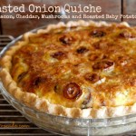 Roasted Onion Quiche