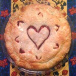 pie with heart