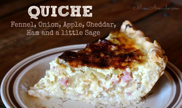 Quiche slice