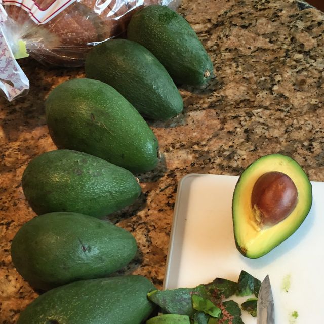 Fuerte avocados