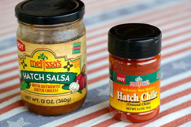 Hatch Chile salsa and powder from Melissa's Produce