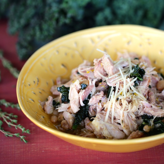 Chicken with Kale and White Beans