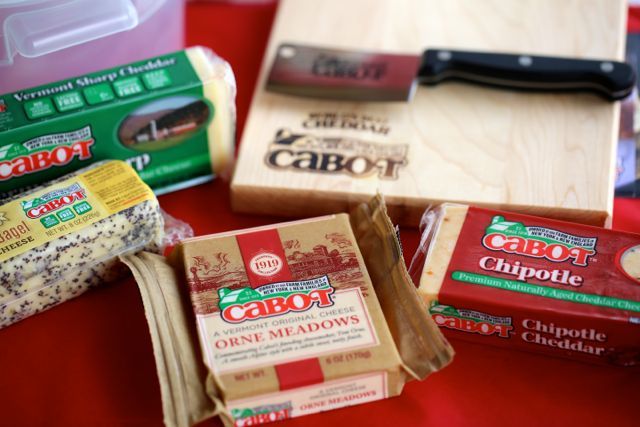Cabot cheddar cheeses