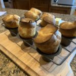 popovers hot from the oven